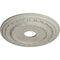 Ekena Millwork Dublin Medallion (Canopies up to 5 1/8"), 17 7/8"OD x 3 5/8"ID x 1 1/4"P, Pot of Cream Crackle CM17DUPCC - alternate 4